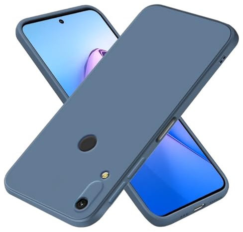EASSGU Hülle für Huawei Y6 2019 / Y6 Pro 2019 / Honor 8A / Y6S 2019 (6.09 Inches), Weiche TPU Silikon Hülle - Lavendelgrau