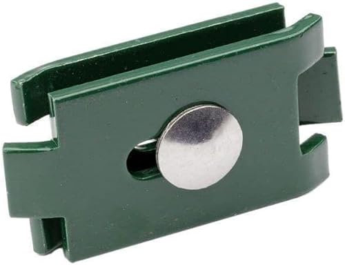 auf-mass24 Gittermattenverbinder Eckverbinder Gross Doppelstabmatten-verbinder (25, RAL6005 Moosgrün)