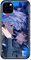 iPhone 14 Pro Hülle, Anime Schwarz Silikon Soft Touch Schutzhüllen