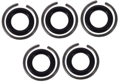ABOOFAN 5 Sätze Schlüsselring O-ring Schraubenschlüsselring Steckdosenhalter Mit O-ring Gummischlüsselring Sicherungsring Für Schlagschrauber Schlagreibungsring Elektrisch Ringklemme Eisen