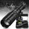 UniqueFire 1605N Vcsel 850nm IR Illuminator Torch Lights for Night Vision, Fresnel Lens Zoomable Infrared Flashlight Recargable con interruptor de presión remoto y soporte de alcance, iluminación