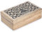 Ajuny Handgefertigte dekorative Schmuck Aufbewahrungsbox aus Holz Buddha Baum Design Vintage Stil Mehrzweck Schatztruhe Andenken Schmuckhalter Uhrenbox Tolle Geschenke 8x5 Zoll