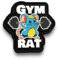 Patches Klett - PVC Patch für taktische Rucksäcke und Westen Cross Training und Fitnessstudio - Aufnäher mit Klettverschluss - Militär Patch Klett - Gym Rat geprägter Klettaufnäher Zubehör