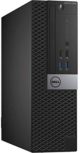 Dell Optiplex 3040 SFF PC Ordinateur de bureau (reconditionné), processeur Intel Core i7-6700T, mémoire RAM 8 Go DDR3L, disque SSD 240 Go + disque dur 500 Go, ports HDMI et port d'affichage, Windows