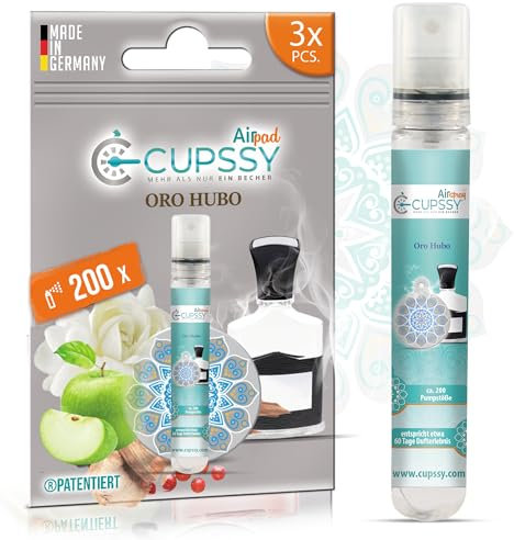 Auto Duft Inspiration von Creed Aventus 3X, Lufterfrischer für Auto & Wohnmobil - langanhaltender Duft, Parfum Auto Raumduft, Geruchsneutralisierer, Cupssy der Auto Duft Airspay