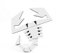 Accessorio Logo Scorpione compatibile con Abarth 500/595/695, Badge per Diffusore Posteriore, Stemma per Fiat Griglia, Emblema Distintivo di Alta Qualità e Durabilità (Bianco)