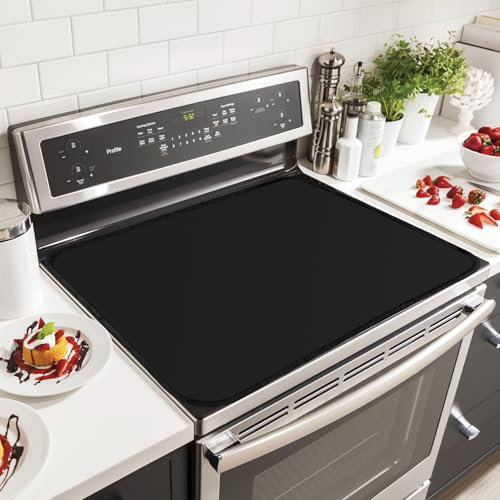 Cubre Vitrocerámica, Tapa para Vitroceramica, Práctica Extensión de Superficie de Trabajo en la Cocina, Resistente al Calor, Antideslizante y Antiarañazos (82X51CM)