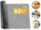 Ecraft Selbstheilende Schneidematte: 45,7 x 61 cm, doppelseitig, 5-lagig, Hobby-Matte, A2, Drehschneidematte für Handwerk, Stoff, Nähen, Quilten, Scrapbooking, Projekte, Grau/Schwarz