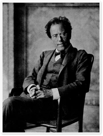 Posterlounge Gustav Mahler Poster | 50 x 70 cm von Austrian Photographer Schwarz-Weiß Wandbilder Wanddeko