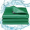 Bâche Voiture Piscine 4x6 m 500g/m² Bâche Imperméable Ultra Lourde et Résistante Revêtue des Deux côtés avec Oeillets Couverture Étanche pour Jardin, Piscine LXX94W, Vert