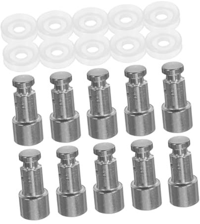 MOLUCKFU 10sätze Druckkochtopf Floatventil Teiliges Ersatzteil Für Dichtungen Ventile Hitzebeständig Und Korrosionsfest Für Druckkochtöpfe Einfache Installation Zuverlässige