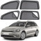 ZATOOTO Sonnenschutz Auto Seitenscheibe Kompatibel mit VW Golf 7 Variant 2015-2021, 4 Stück Magnetische Auto Fenster Verdunkelung für UV-Schutz, Privatsphäre, Belüftung und Insektenschutz