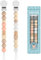 Yolnkos Attache Sucette Garçons Filles Silicone Soothie Tétine Clips Porte Accroche Chaîne Cadeau de Douche de Bébé 2pcs(Beige,Oatmeal)