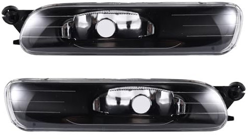 Swiixxer 1 Paar Scheinwerfer Links Rechts Scheinwerfer Fahrscheinwerfer Abdeckung für 3 Series E46 4 TüR 1999 2000 2001 LED Auto Tag Licht