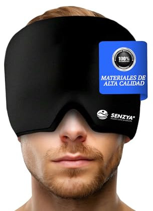 Gorro Alivio Migraña Frio Calor. Hielo Seco. Máscara 180º. Frio y Calor.