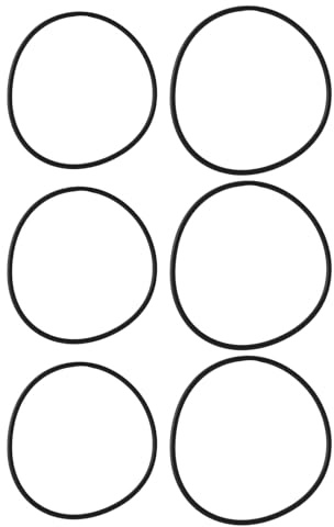 eMagTech 6 Stück Wasserfilter-O-Ringe 90 X 3 Mm 92 X 3,5 Mm O-Ringe aus Nitrilkautschuk Wasserfiltergehäuse O-Ring-Dichtung WS03X10038 UCRING Kompatibel mit GE GXWH04F GXWH20F GXWH20S GXRM10 GX1S01R