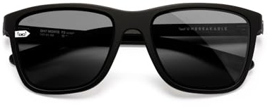 Gloryfy unbreakable Sonnenbrille für Damen & Herren – Gi47 Monte Carlo – unzerbrechlichen Rahmen & Gläser – Sonnenbrille mit UV 400 Schutz - Größe M (Black in black)