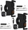 FIVAVA Motorrad USB C Steckdose,18W QC3.0 USB-A und 36W PD Type-C Motorrad Telefon Ladegerät Wasserdichter für 12V-24V (2er-Pack)