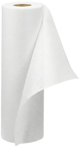 Yeedonzo 2740 x 30cm breit Bügelvlies, Weiß aufbügelbare Vlies Einlagestoff in mittlerer Stärke (55g/m²), Einlagestoff zum Aufbügeln, zum Nähen, Quilten, Basteln, Schneidern
