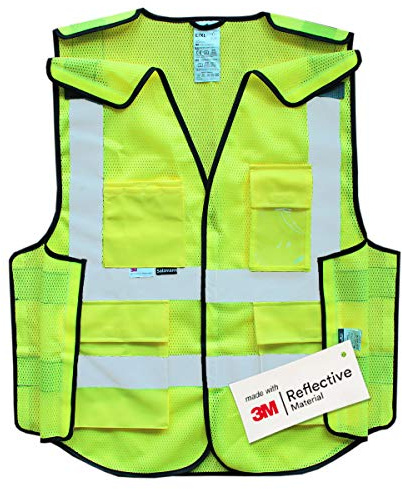 Salzmann Breakaway Mesh Reflective Vest | Multi Pocket Hi Vis Vest | 3 Styles - 5 Sizes | Made with 3M Reflective Material