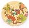 20 edle Holzknöpfe Blumenmotiv 30mm rund natur 4-Loch rund Knopf Knöpfe Holzknopf zum annähen basteln nähen scrapbooking Jackenknöpfe Blusenknöpfe Bastelknöpfe