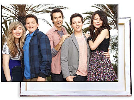 Unified Distribution iCarly - 100x70 cm Kunstdruck auf Leinwand • erstklassige Druckqualität • Dekoration • Wandbild