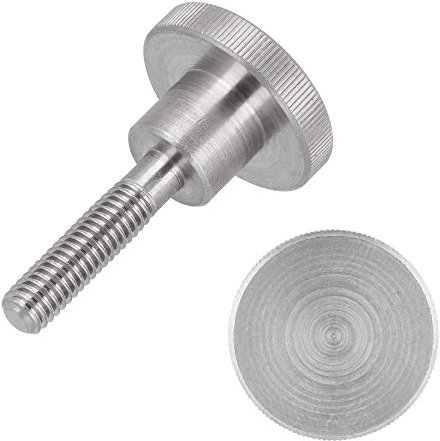 Rändelschrauben hohe Bauform M5x10 DIN 464 rostfreier Edelstahl A1 Daumenschrauben Stellschrauben M5 x 10 mm 2 Stück