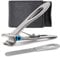VOGARB Toe Nail Clippers for Thick Nails, Heavy Duty Wide Jaw Opening Toenail Clippers with Toenail File Set for Men, Seniors, Women, Adult (M2P007S)