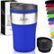 Milu Thermobecher mit Gravur - 210ml - Geschenkidee personalisiertes Geschenk mit Namen Weihnachten für Männer Frauen Mama Papa Freundin (Blau, 210ml)