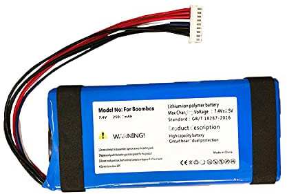 GSP0931134 01 Batterie de Haut-Parleur de Remplacement pour JBL Boombox Bluetooth sans Fil (7.4V 25000mah)