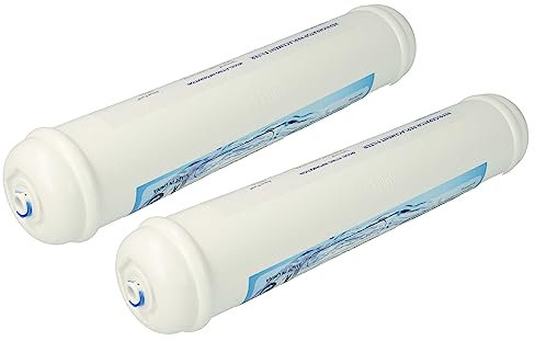 vhbw 2x cartuccia filtro per l'acqua compatibile con LG Electronics GW-L207FLQV, GW-L207FNQV, GW-L207FPQA, GW-L207FPQV frigorifero side-by-side