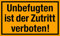 Ausfahrt freihalten Schild 250 x 150 mm 1,5mm dick stabil witterungsbeständig (Unbefugten ist der...)