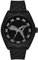 PUMA Montre pour Homme Street, Mouvement à Trois Aiguilles, Boîtier en Plastique ProPlanet Noir de 48 mm avec Bracelet en Silicone, P5088