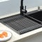 Amtang Stainless Steel Rolling Rack for Sink Extra Large Roll Up Dish Drying Shelf Foldable Portable Multipurpose Dish Drainer Sink Mat (20 tube 40 * 50cm)