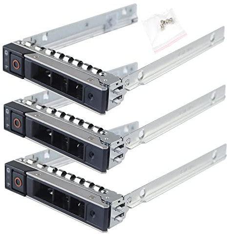 Heretom 3er-Pack 2,5 Zoll DXD9H SAS SATA-Festplatten-Caddy-Gehäuse für Dell PowerEdge-Server R440 R640 R6415 R740 R740xd R7415 R7425 R840 R940xa XC640-10 XC5420-6 XC740xd-24 XC940-24 C6420-Serie