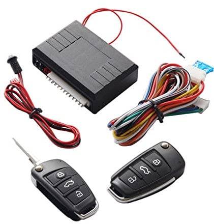WANGCL Kit di Blocco centralizzato per Telecomando Universale, Stile 14, Kit di aggiornamento Senza Chiave con Scatola Contorl + 2 Telecomando di Ricambio per Serratura Centrale dell'automobile