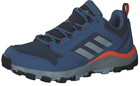 Adidas Herren Tracerocker 2.0 Trail Running Shoes Trailrunning-Schuhe, Navy/Magic Grey Met/Impact Orange, 49 1/3 EU