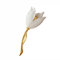 Inateannal Broche En Émail Fleur De Tulipe Épingle De Revers Élégant Magnolia Boucle De Châle Corsage Grande Épingle De Foulard Bijoux De Fantaisie Pour Femmes Filles