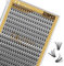 QUEWEL Cils Individuels Cluster Lashes 320pcs Extensions 0,07D Curl 30D+40D Naturel DIY Mix12-18mm (30D+40D 0.07D MIX12-18mm)