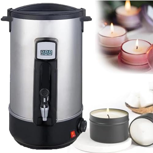 BBAUER Candle Making Kits for Adults, Wax Melter Electronic Hot Plate, Electric Candle Melting Machine, Candle Supplies Set for Adults Beginners, Digital Thermometer,16L