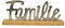 Schriftzug FAMILIE Lebensbaum Deko Baum Holz Metall Silber Buchstaben zum hinstellen Natur (Familie)