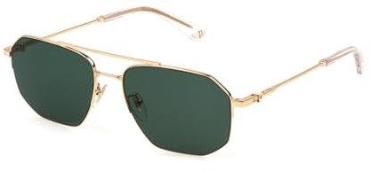 Police Men's Spln39 Sunglasses, Shiny Rose Gold, 57