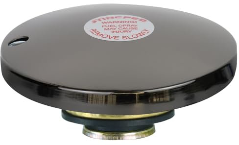 Belüfteter Kraftstoff-Diesel-Tankdeckel, Entlüftungsdrucktankdeckel für 5,1 cm Basis, belüfteter Tankdeckel für Kraftstoff-Transfertank/Hilfskraftstofftank/belüfteter Kraftstoffspeichertank, nur