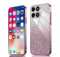 PEIYE Hülle für Honor X6b - Stoßfeste Silikon Handyhülle, Glitzernde Schutzhülle mit Elektroplattierten Rändern und Integrierter Glitzerkarte mit Glitzer, Cover Case, Verlauf Rosa