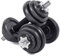 Cast Iron Adjustable Dumbbells Weight Barbell Set Men Women | Adjustable Dumbbell Set with Collars for Home Gym Bodybuilding, Weight Training, Strength Training | 20KG
