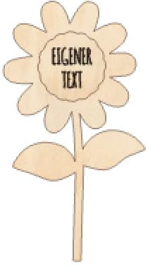 Blumenschild Danke, dass du MIR/UNS beim Wachsen geholfen hast - Abschiedsgeschenk Lehrer/in - Erzieher/in - Blumenstecker (Blumenstecker klein 15 cm, eigener Text, ohne Namen)