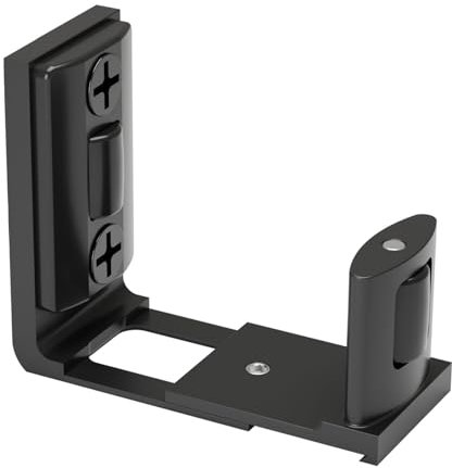 TSMST Guida per pavimento per porta da fienile, per parete/porta, guida regolabile per pavimento scorrevole, design a filo scorrevole, per porte di spessore da 0 a 55 mm