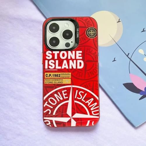 Générique Coque pour iPhone Stone Island Rouge (iPhone 13)