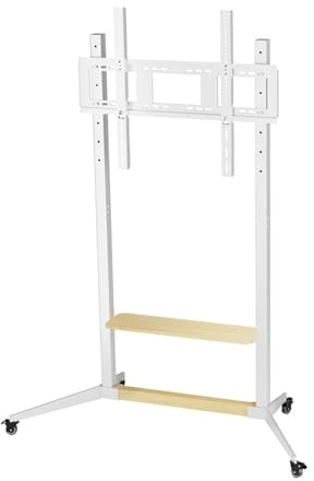 For 40-100 Pulgadas LCD LED Altura Ajustable Soporte De TV Rodante Montaje sobre Ruedas Carro De Soporte De TV Móvil