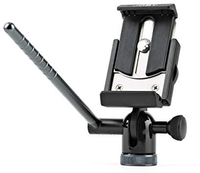 Joby JB01500-BWW GripTight PRO Video-Montagehalter-/Stativkopf (mit Schwenk-/Neigefunktion für Alle Smartphones mit oder ohne Hülle), schwarz